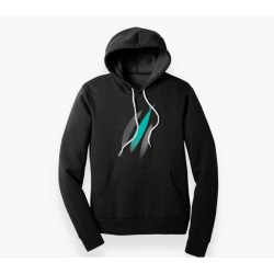 Hoodie-Three Fish-Black-Medium