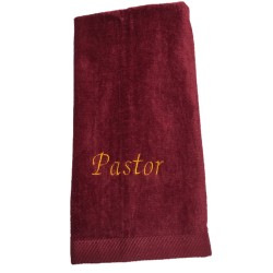 Pastor Towel Burgundy
