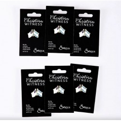 Lapel Pin-Christian/Israel...