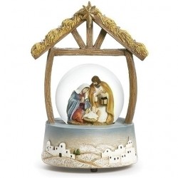 Musical Globe-Holy Family...