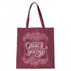 Tote-Amazing Grace-Burgundy