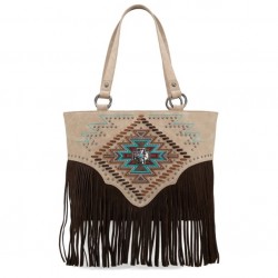 Tote-Aztec Cross W/ Fringe...