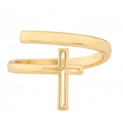 Ring-Cutout Cross Filled...