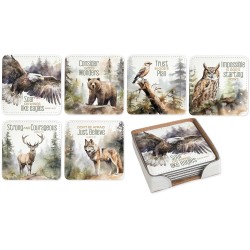 Coaster Set-Wildlife...