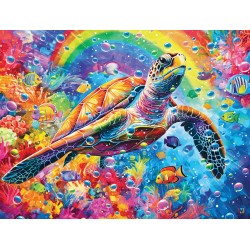 Jigsaw Puzzle-Rainbow Sea...