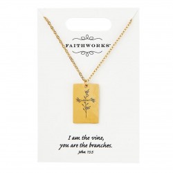Necklace-Rectangle-I Am The...
