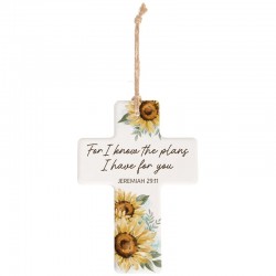 Cross Ornament-For I Know...