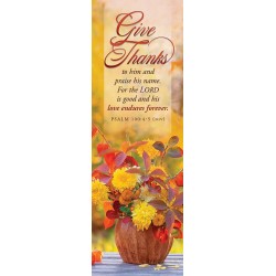 Bookmark-Give Thanks (Psalm...