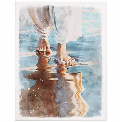 Wrapped Canvas-Jesus On...