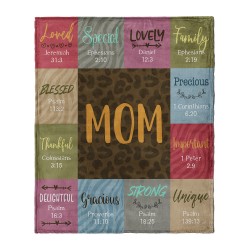 Blanket-Mom Scripture (50"...