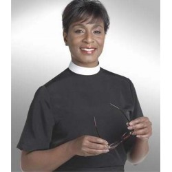 Clerical Shirt-Women-Short...