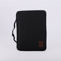 Bible Cover-Canvas-Cross...