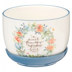 Planter Pot w/ Saucer-Sweet...