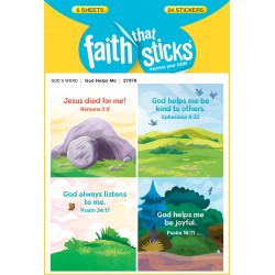 Sticker-Go Bible: God Helps...