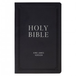 KJV Gift Bible-Black Faux...