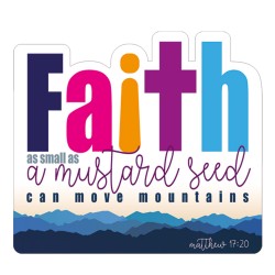 Sticker-Faith  vinyl...