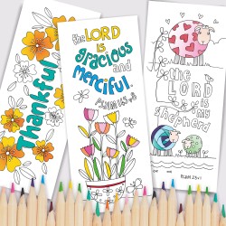 Psalms Coloring Bookmarks...