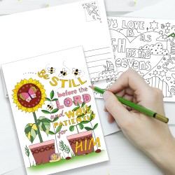 Psalms Coloring Postcards...