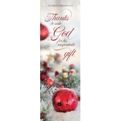 Bookmark-Thanks Be Unto God...