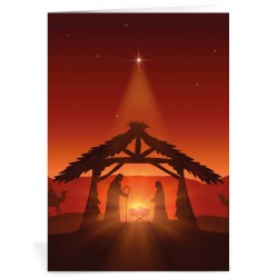 Card-Christmas-Stable (Pack...