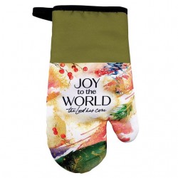 Oven Mitt-Joy To The World