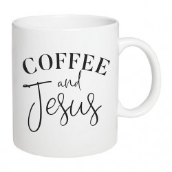 Mug-Coffee & Jesus (15 Oz)