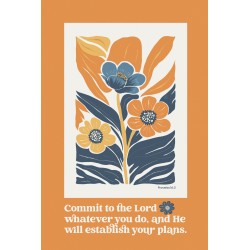 Plaque-Commit To The Lord...