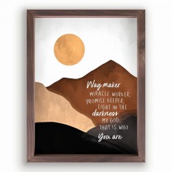 Framed Art-Waymaker (12.75"...