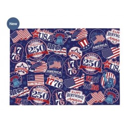 Puzzle-America 250 Sticker...