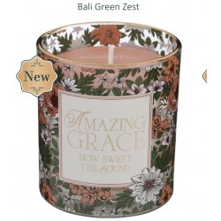 Glass Candle Amazing Grace