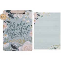 Clipboard w/Pad Blue Floral...