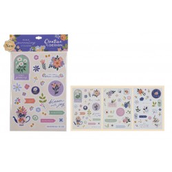 Stickers Bloom Wildly 3 sheets