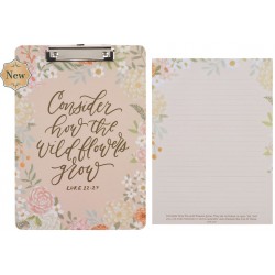 Clipboard w/Pad Coral...