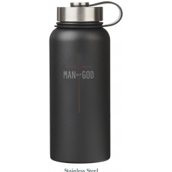 Water Bottle SS Black Man...