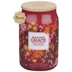 Glass Candle w/ Bamboo Lid...