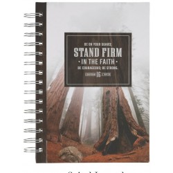 Journal Spiral Brown Stand...