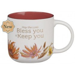 Mug Pink Floral Bless You &...