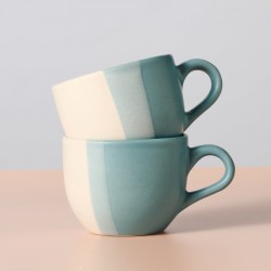 Pheeka Striped Tea Cups -...