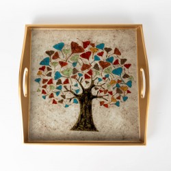 Ginkgo Tree Reverse Painted...