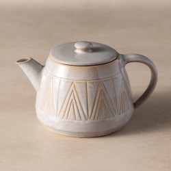 Mountain Peaks Ceramic Teapot