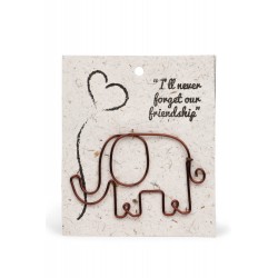 Wire Elephant Gift Bookmark