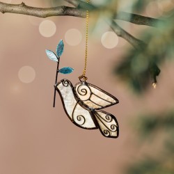Olive Branch Dove Ornament