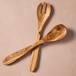 Elia Olive Wood Salad Servers