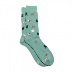 Socks That Save Cats - Teal...