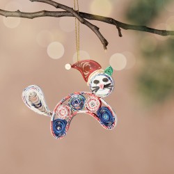 Cabo Quilled Cat Ornament