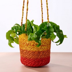 Buna Jute Plant Hanger - Red