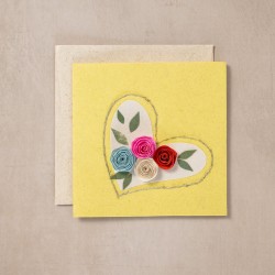 Heart In Bloom Card