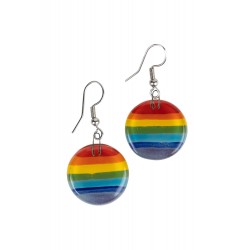 Glass Rainbow Earrings