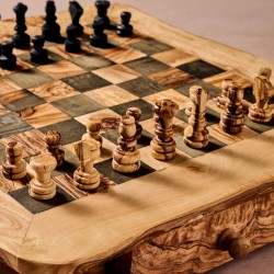 Seira Olive Wood Chess Set...