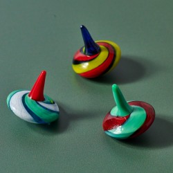 Multi-Colored Glass Tops -...